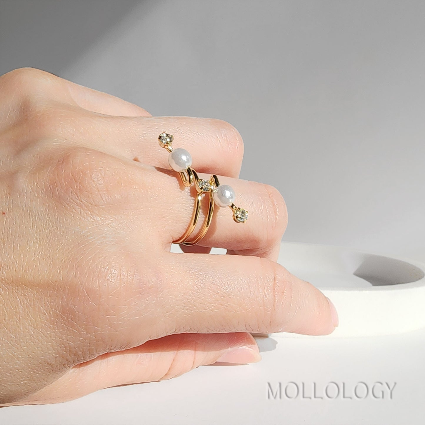 pearl open ring