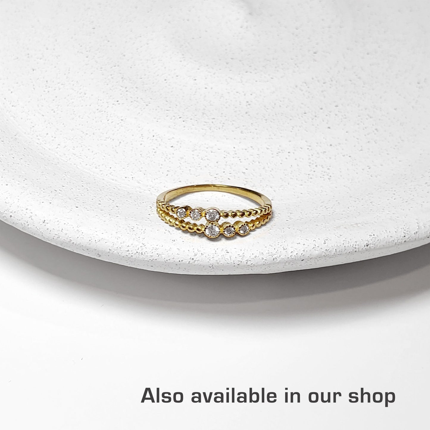 Wave Eternity Ring