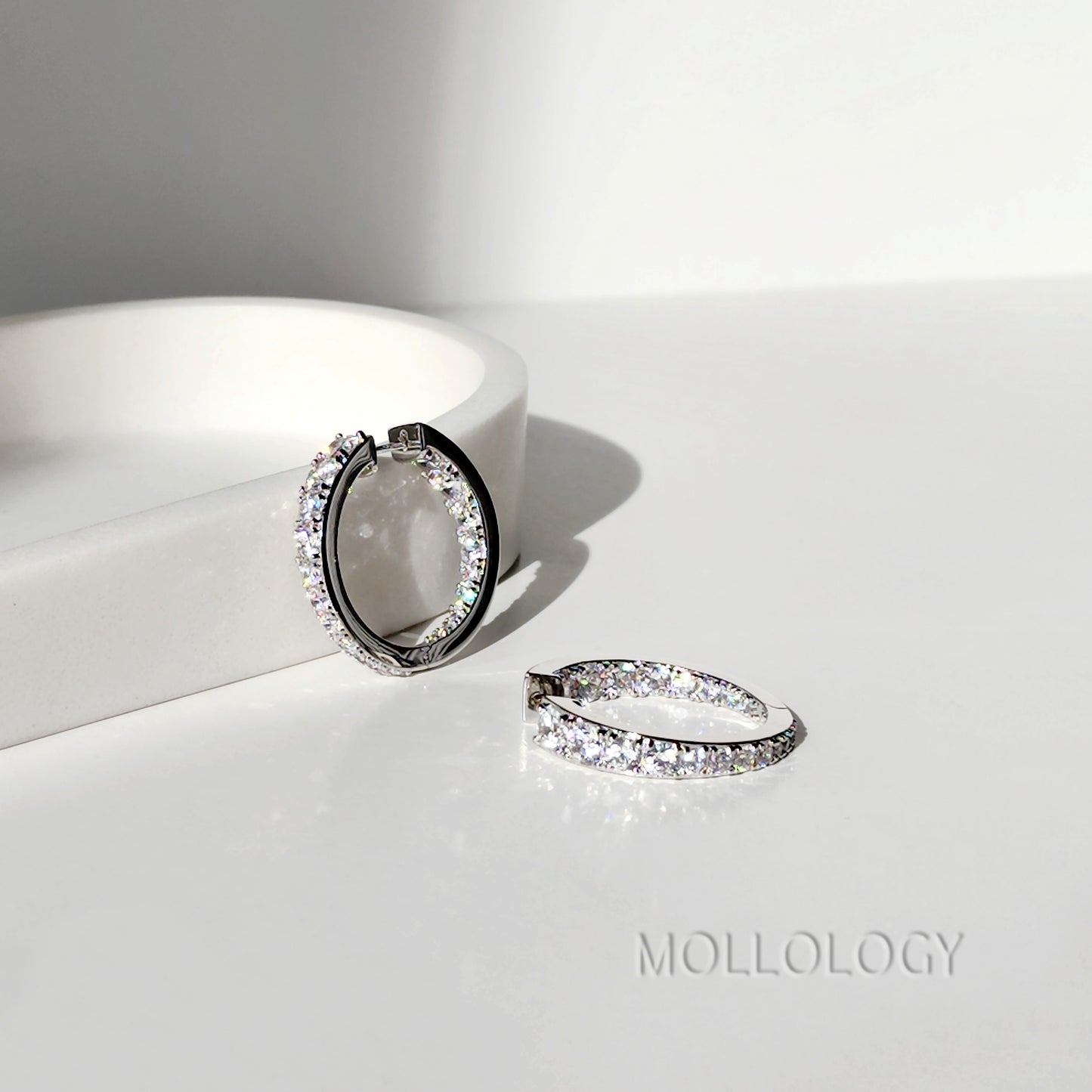 Gold Hoop Earrings, Pave Hoop Earrings, Chunky Gold Hoops, Silver Diamond Hoop Earrings, CZ Hoops CZ Pave Earrings, Wedding Diamond Earrings 