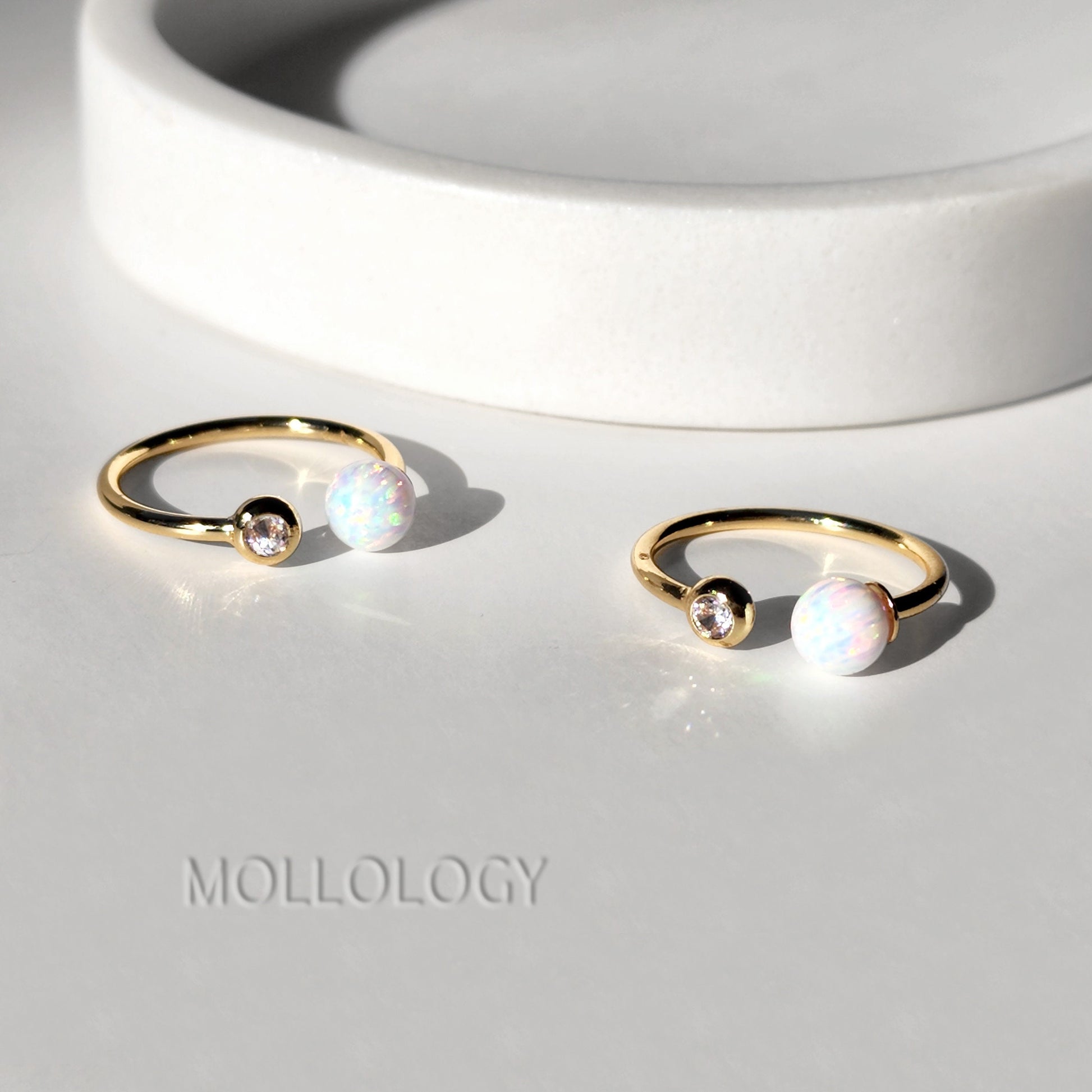 Gold Opal Ring