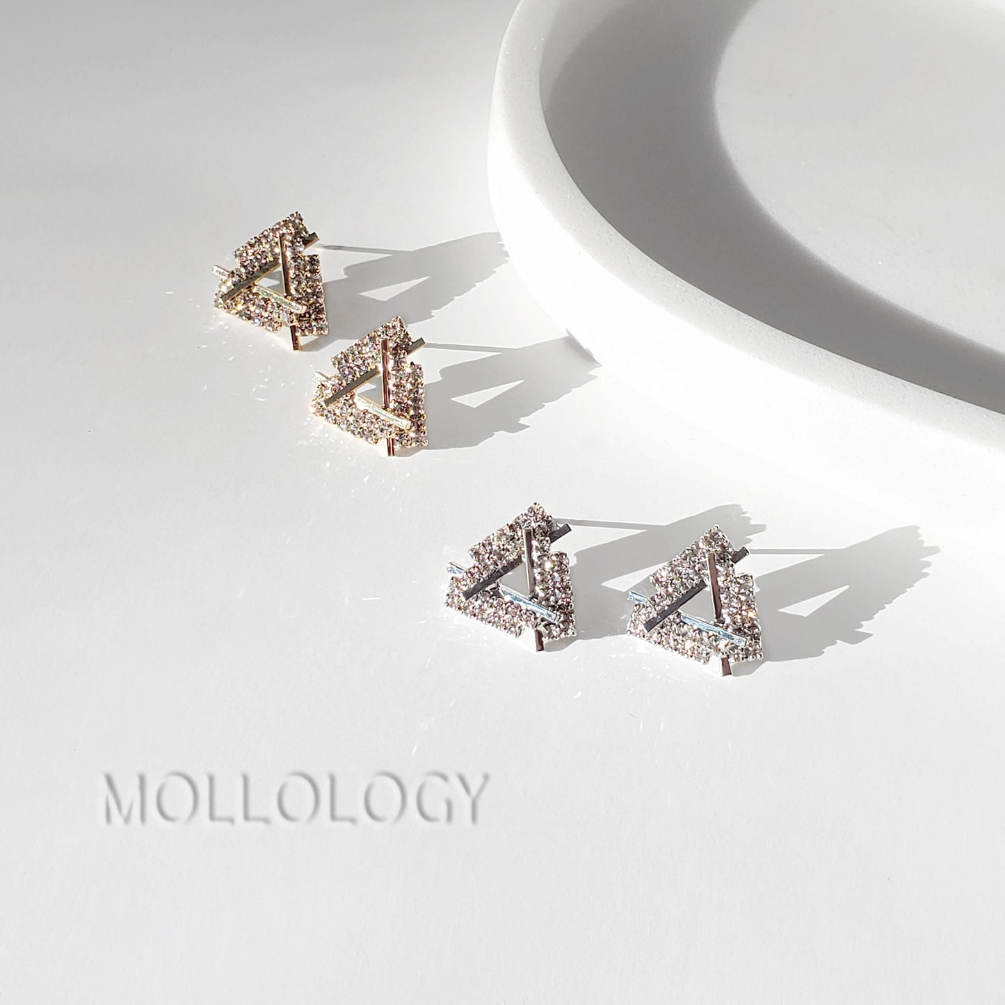 Diamond Studs, Pave Earrings