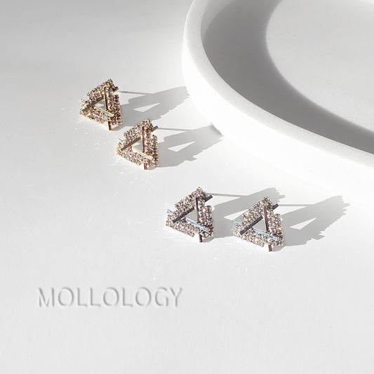 Diamond Studs, Pave Earrings