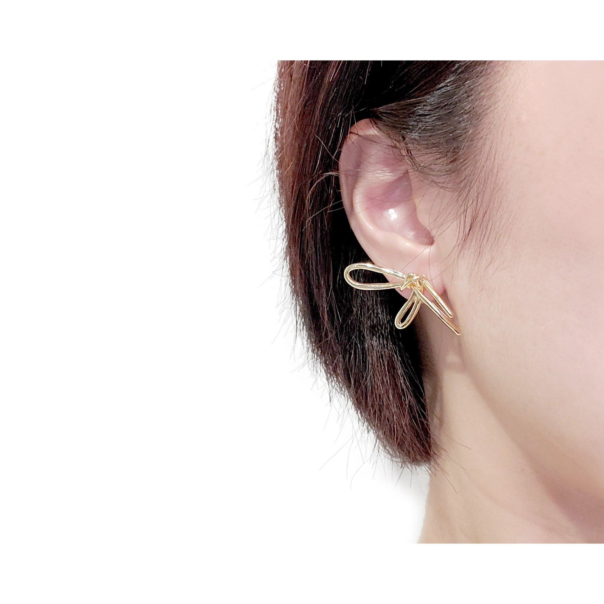 Ribbon Bow Earrings