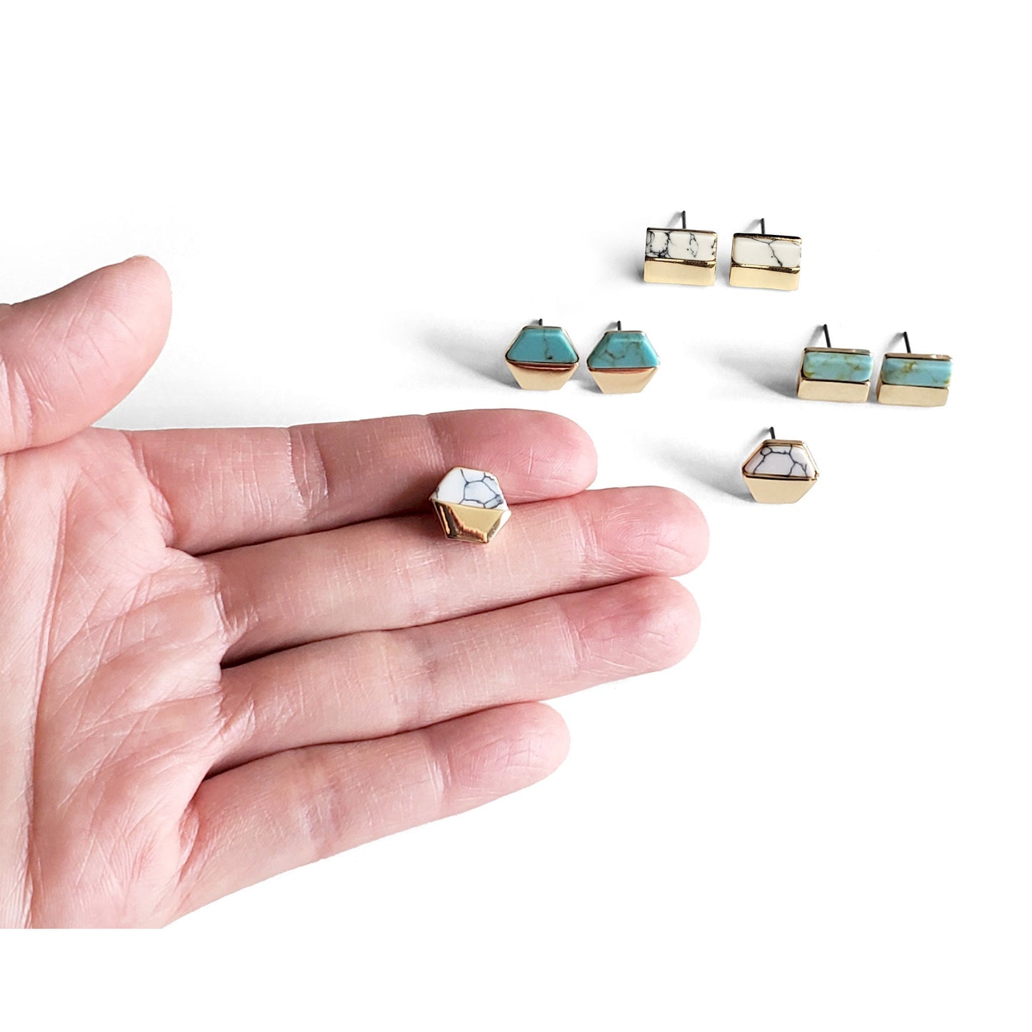 Turquoise Stud Earrings