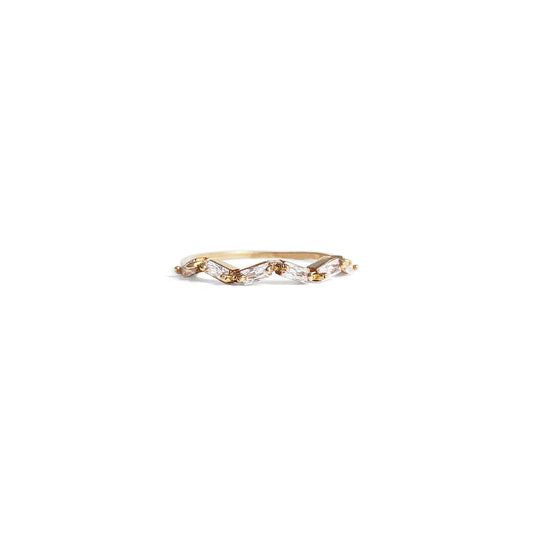 Gold Baguette Ring