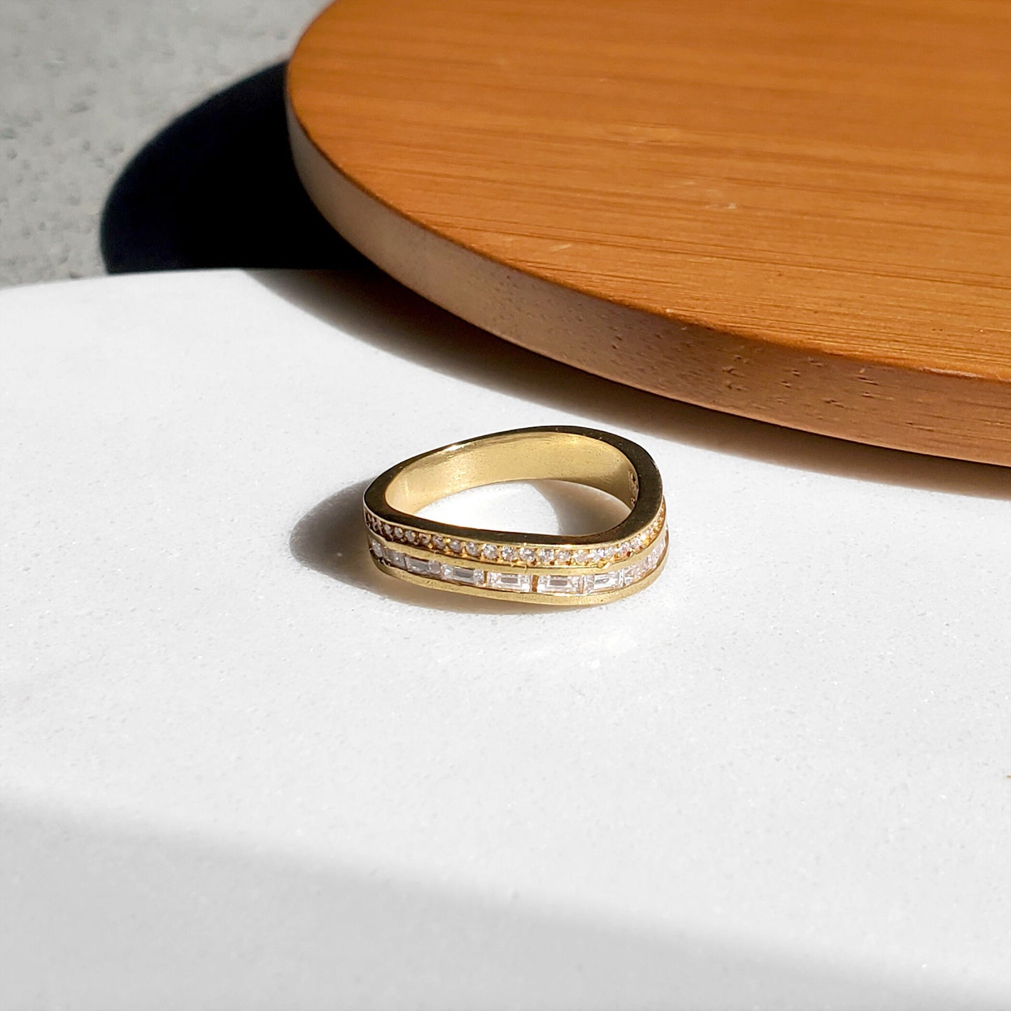 Wave Eternity Ring