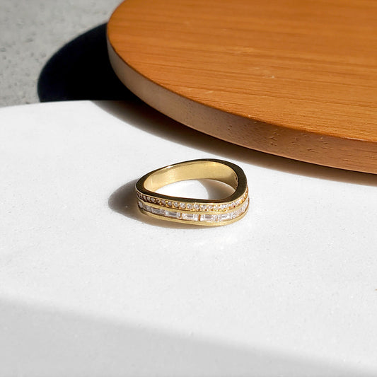 Wave Eternity Ring