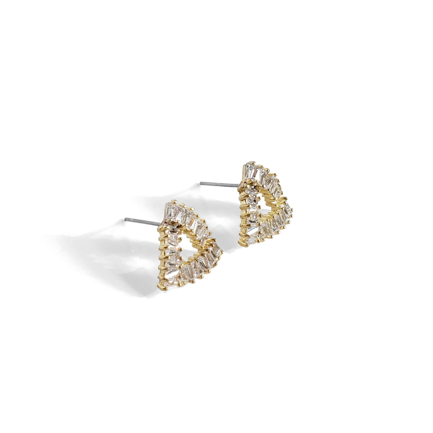 Triangle Baguette Studs