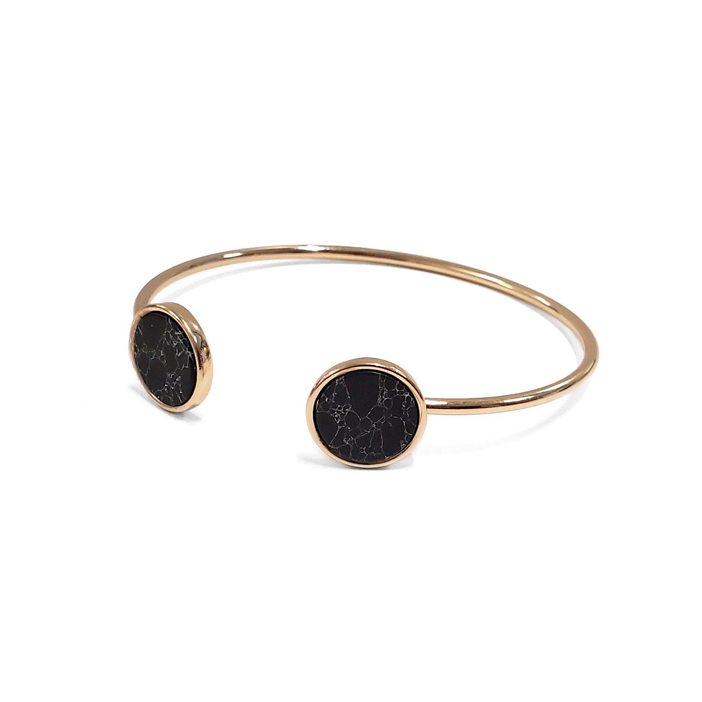 Marble Gold Cuff Bracelet