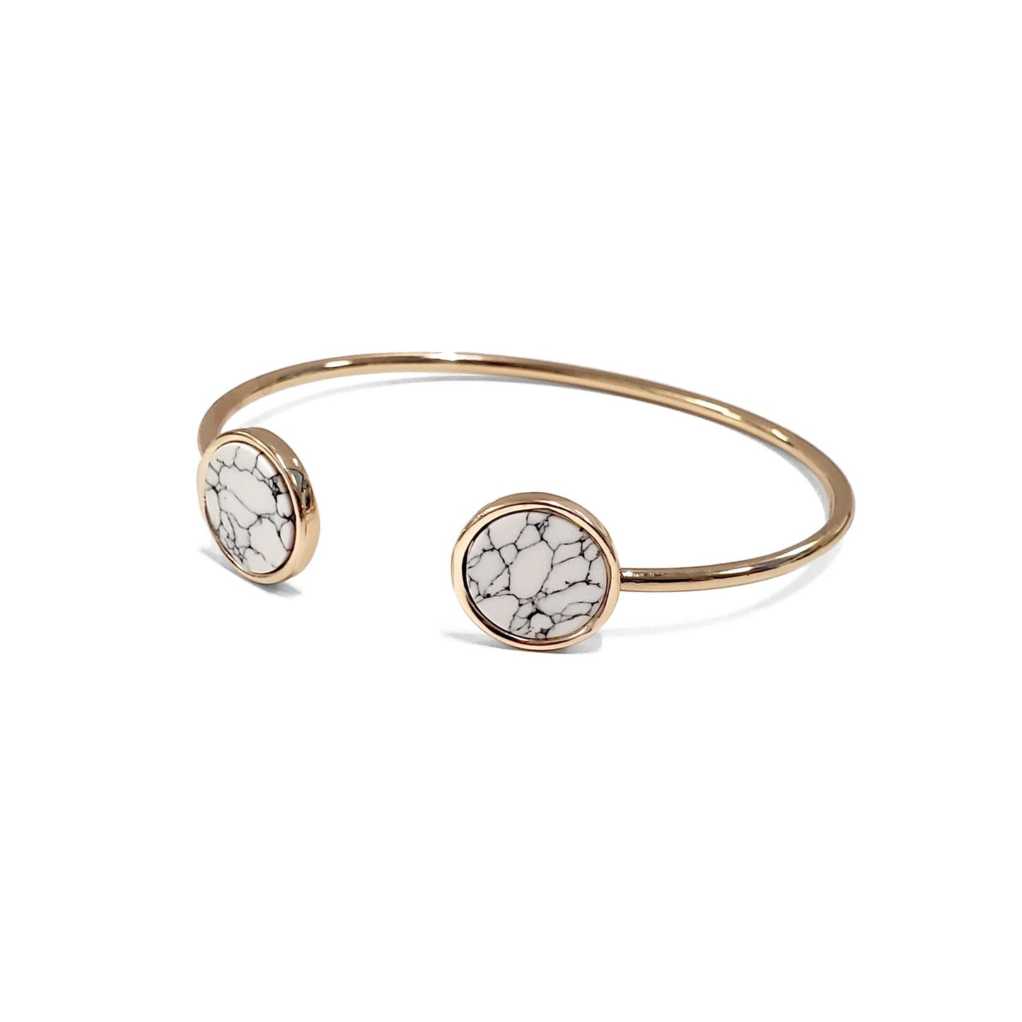 Marble Gold Cuff Bracelet
