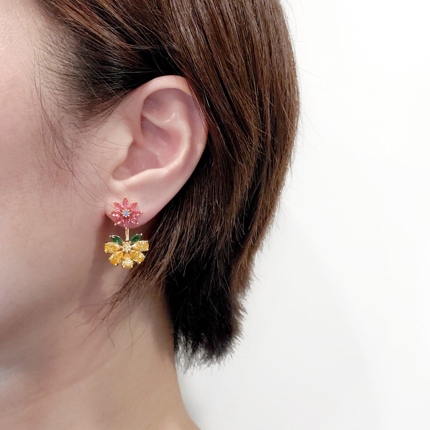 Daisy Flower Earrings