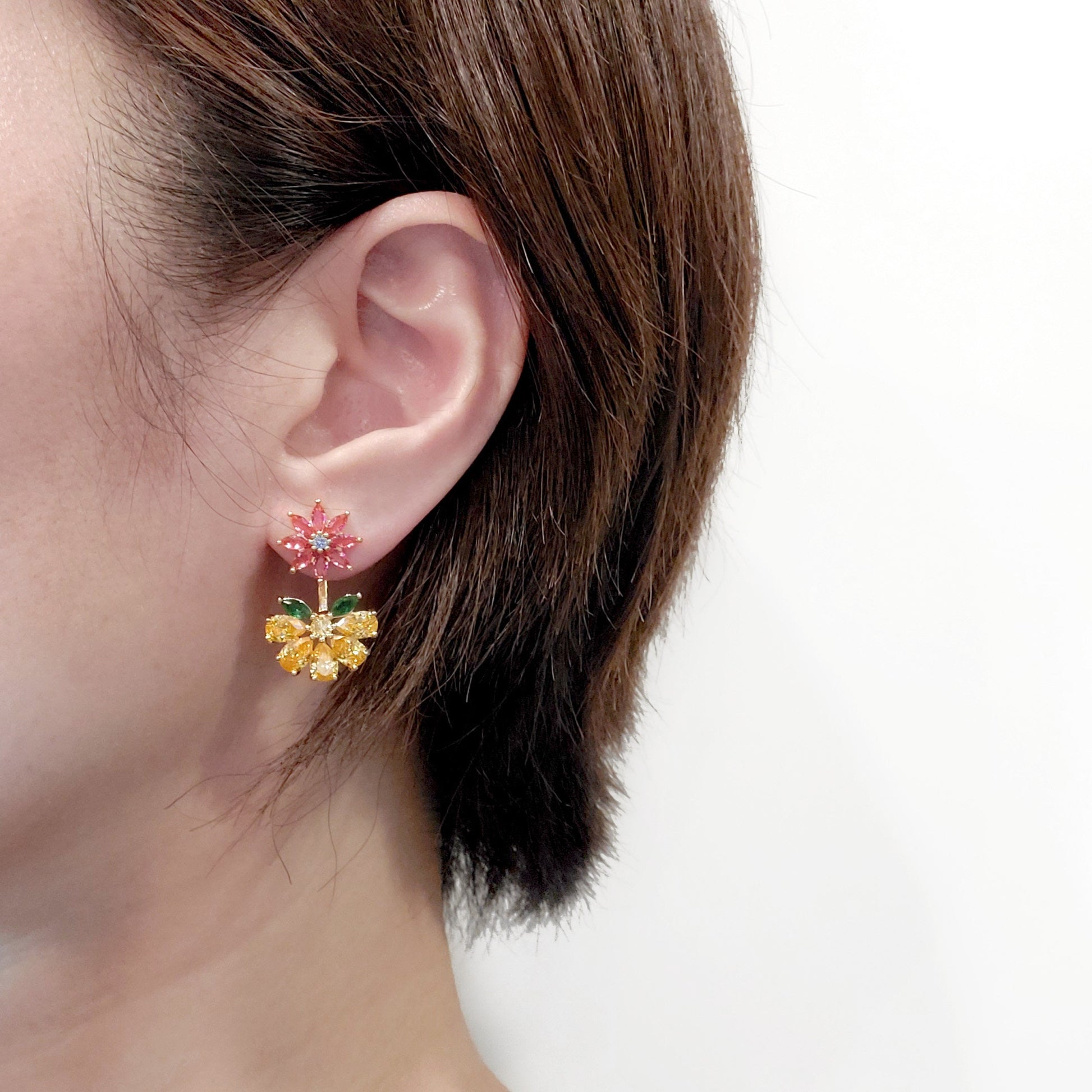 Daisy Flower Earrings