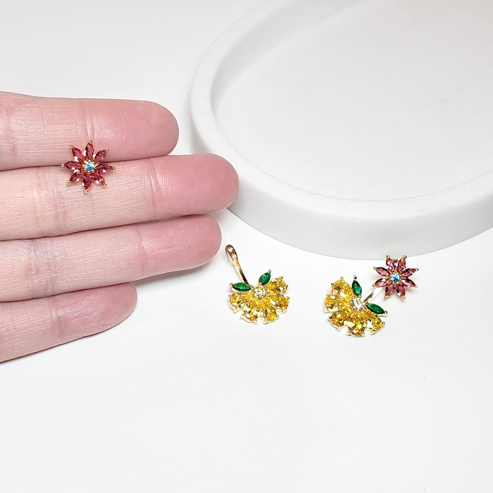 Daisy Flower Earrings