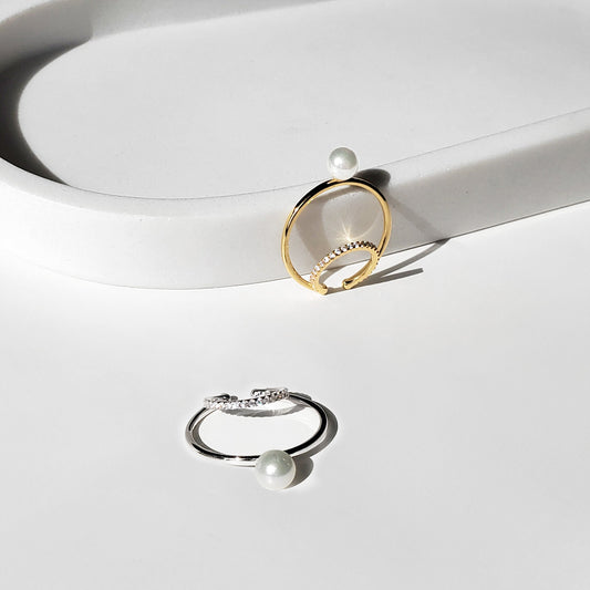 Pearl Hoop Ear Cuff