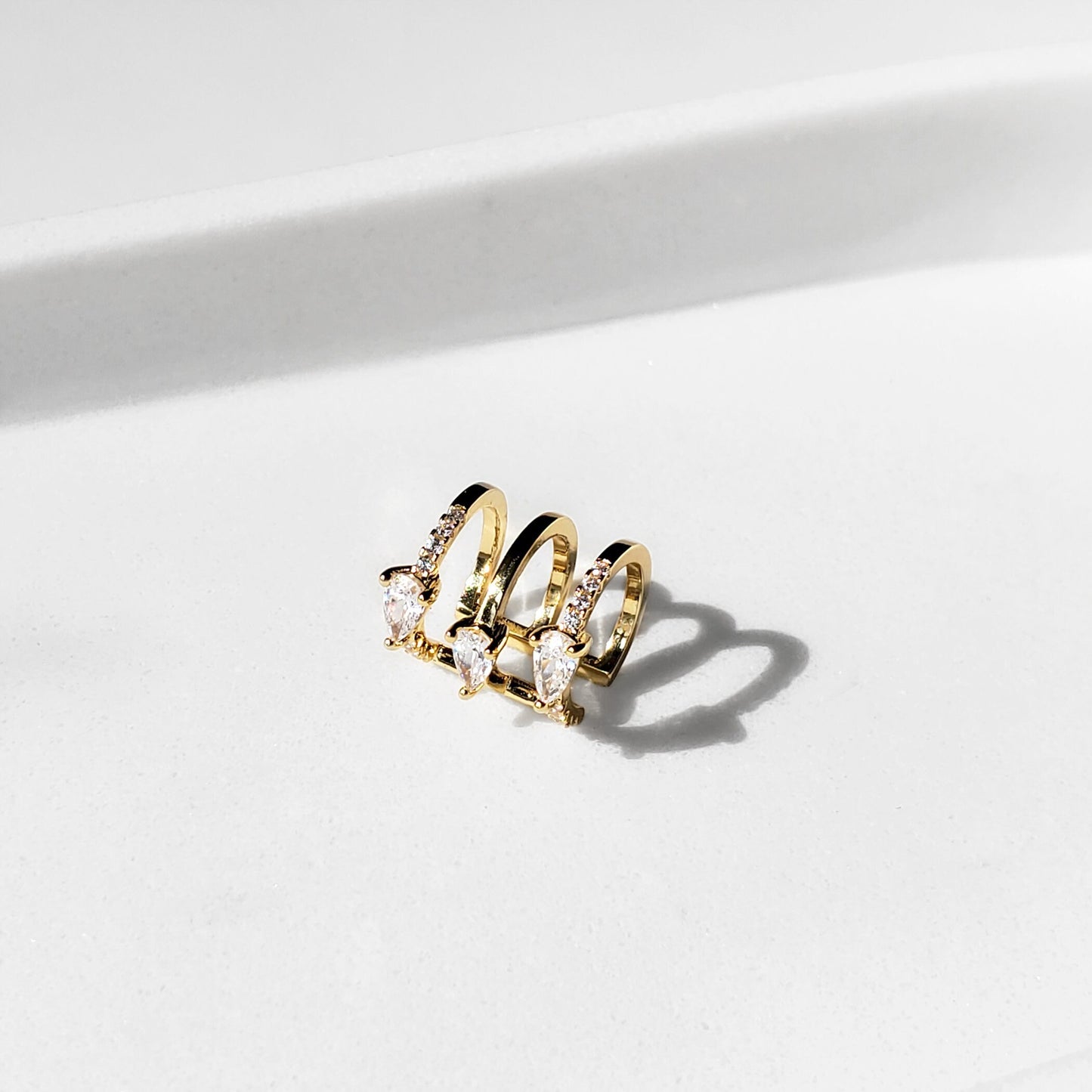 Marquise Ear Cuff