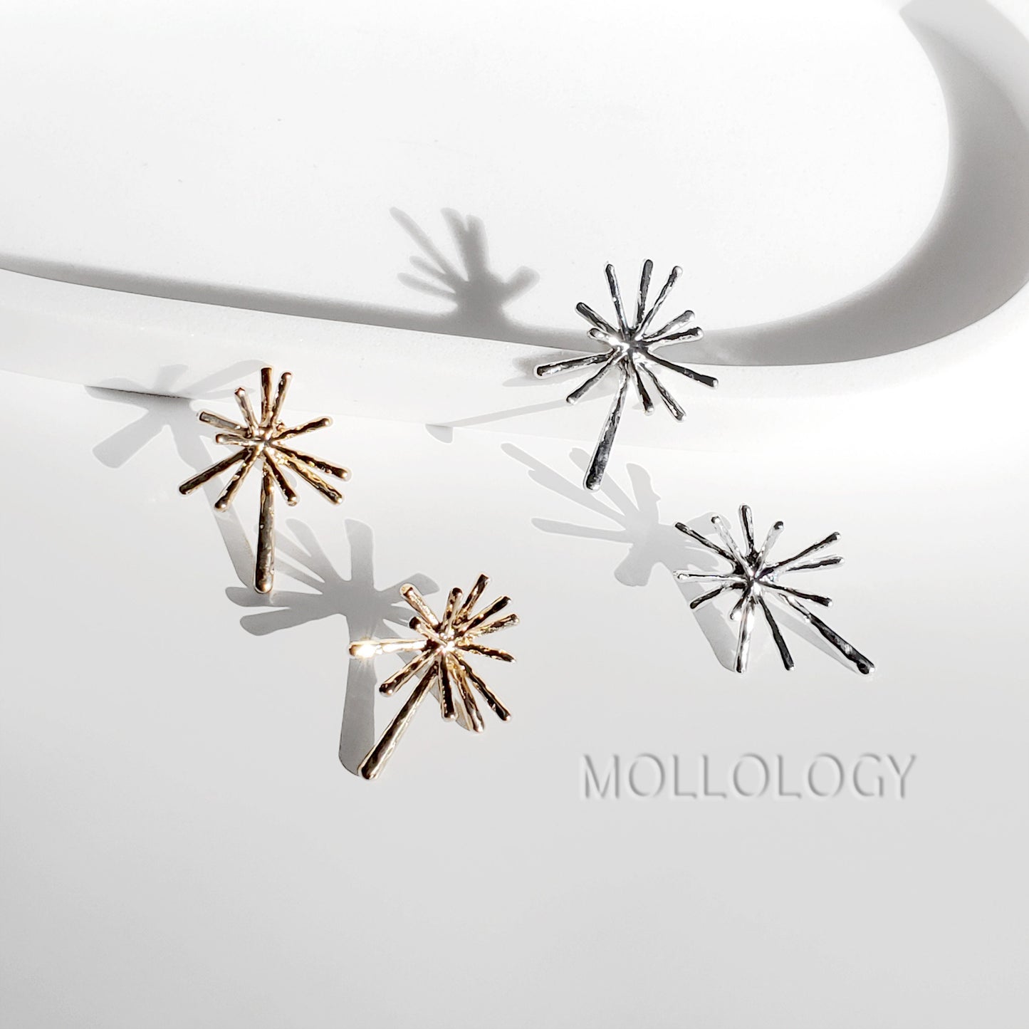 Starburst Earrings, Sputnik Earrings