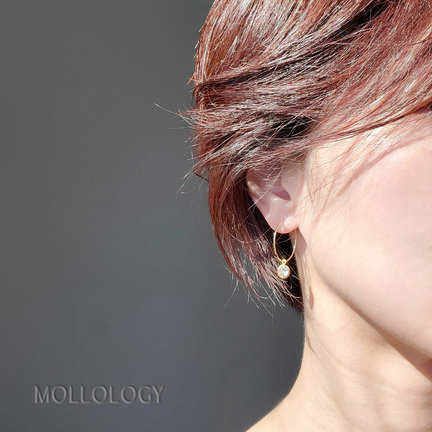 Dainty Gold CZ Hoops
