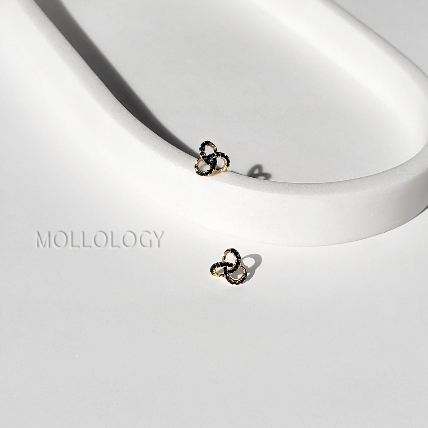 Trio Circle Studs