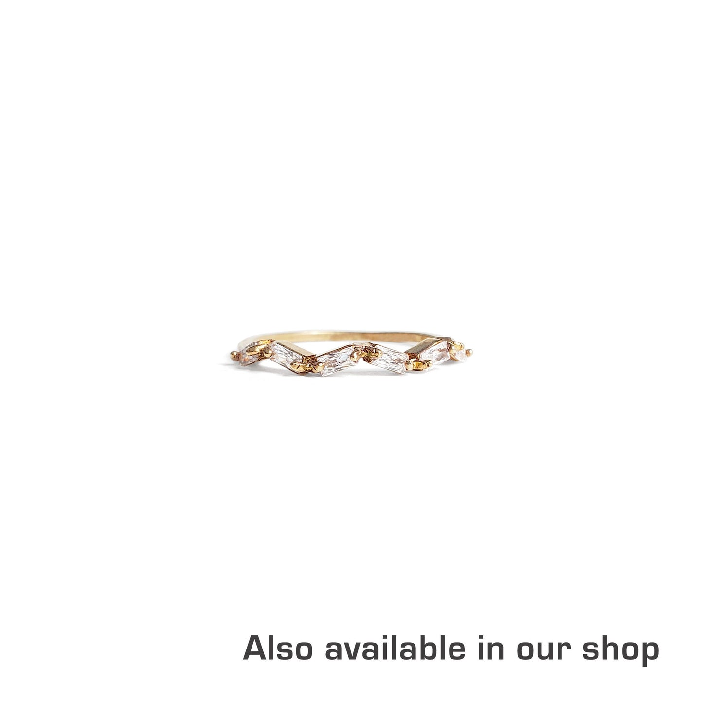 Wave Eternity Ring