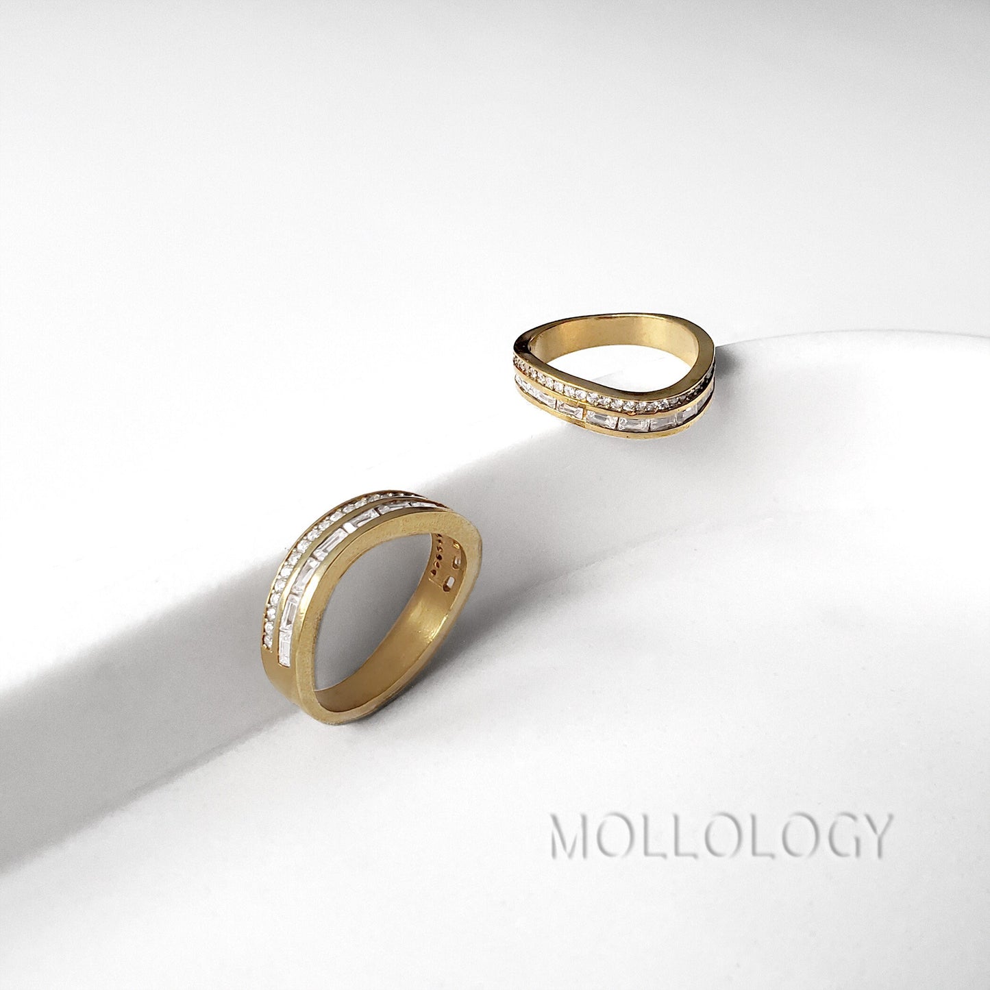 Wave Eternity Ring