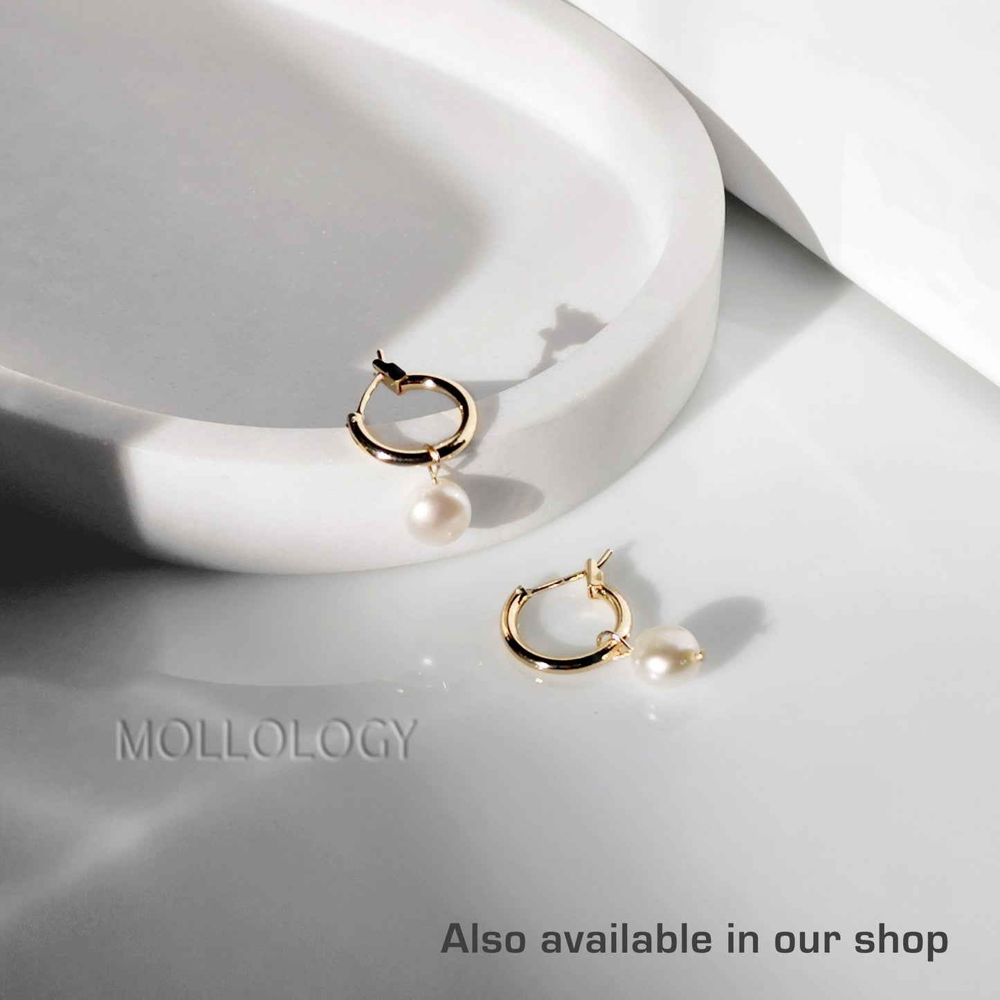 Marquise Pearl Drop Earrings