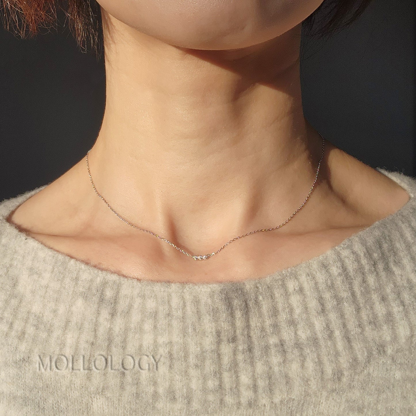 Tiny Bar Necklace