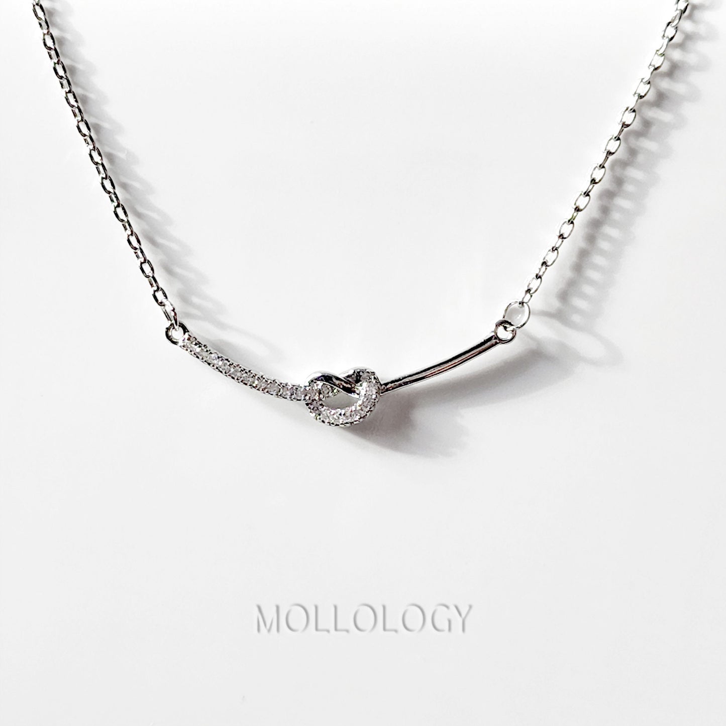 Infinity Pave Necklace
