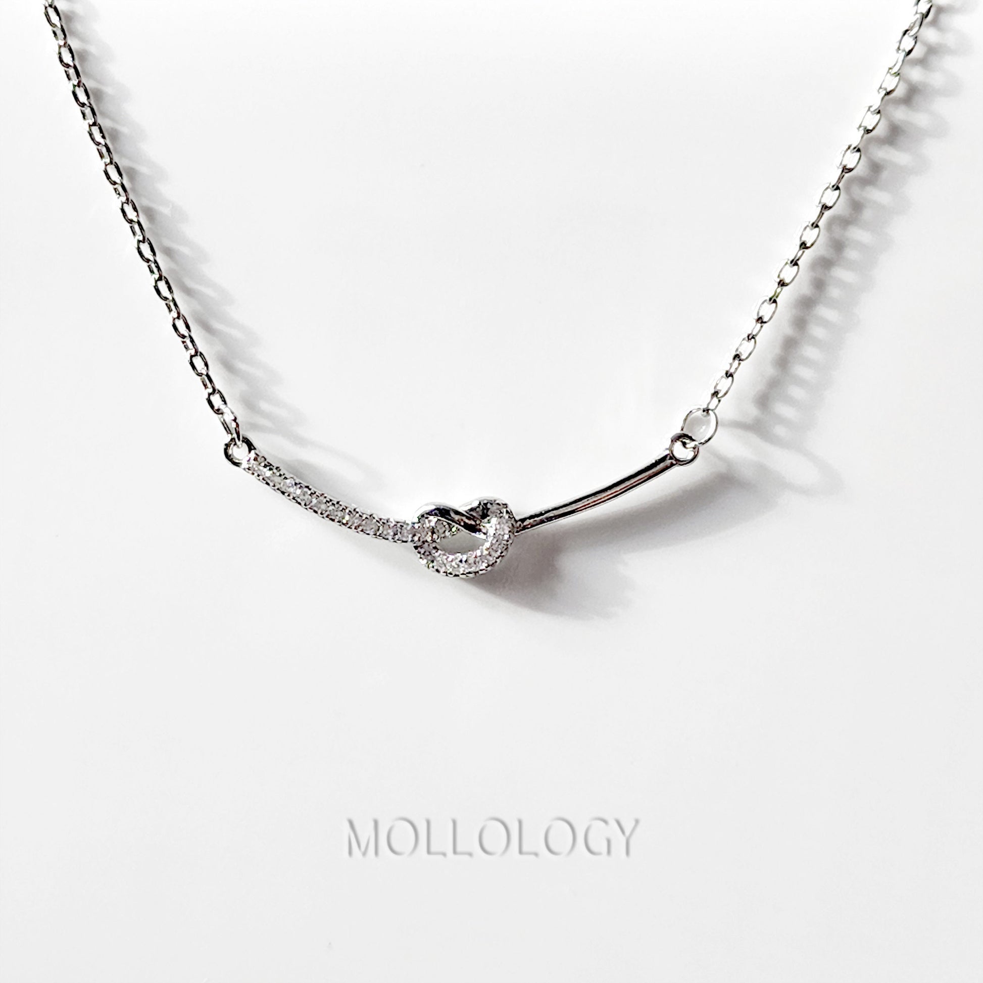 Infinity Pave Necklace