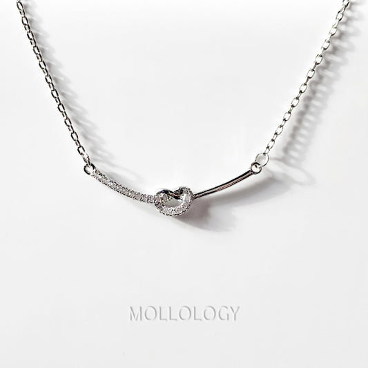 Infinity Pave Necklace