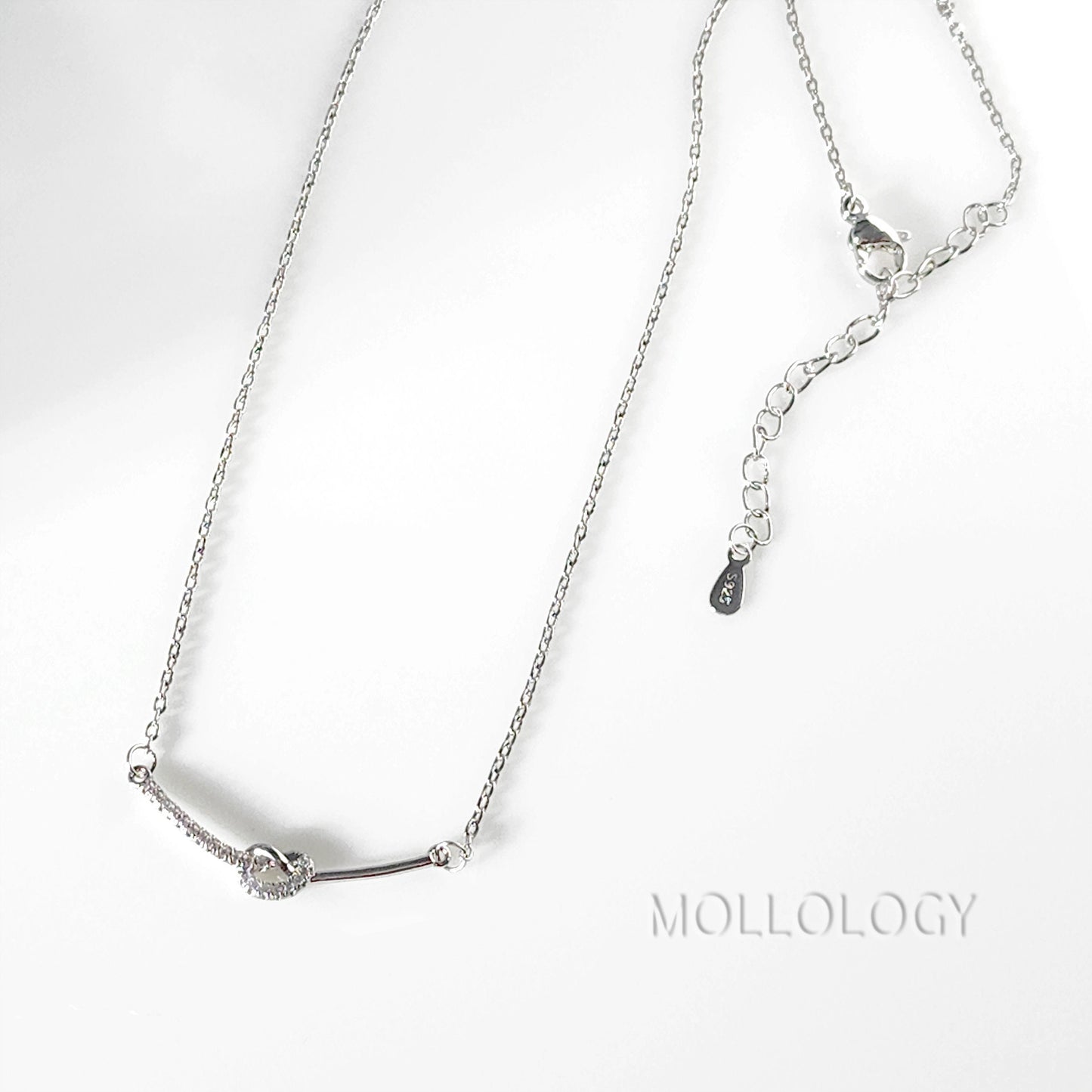 Infinity Pave Necklace