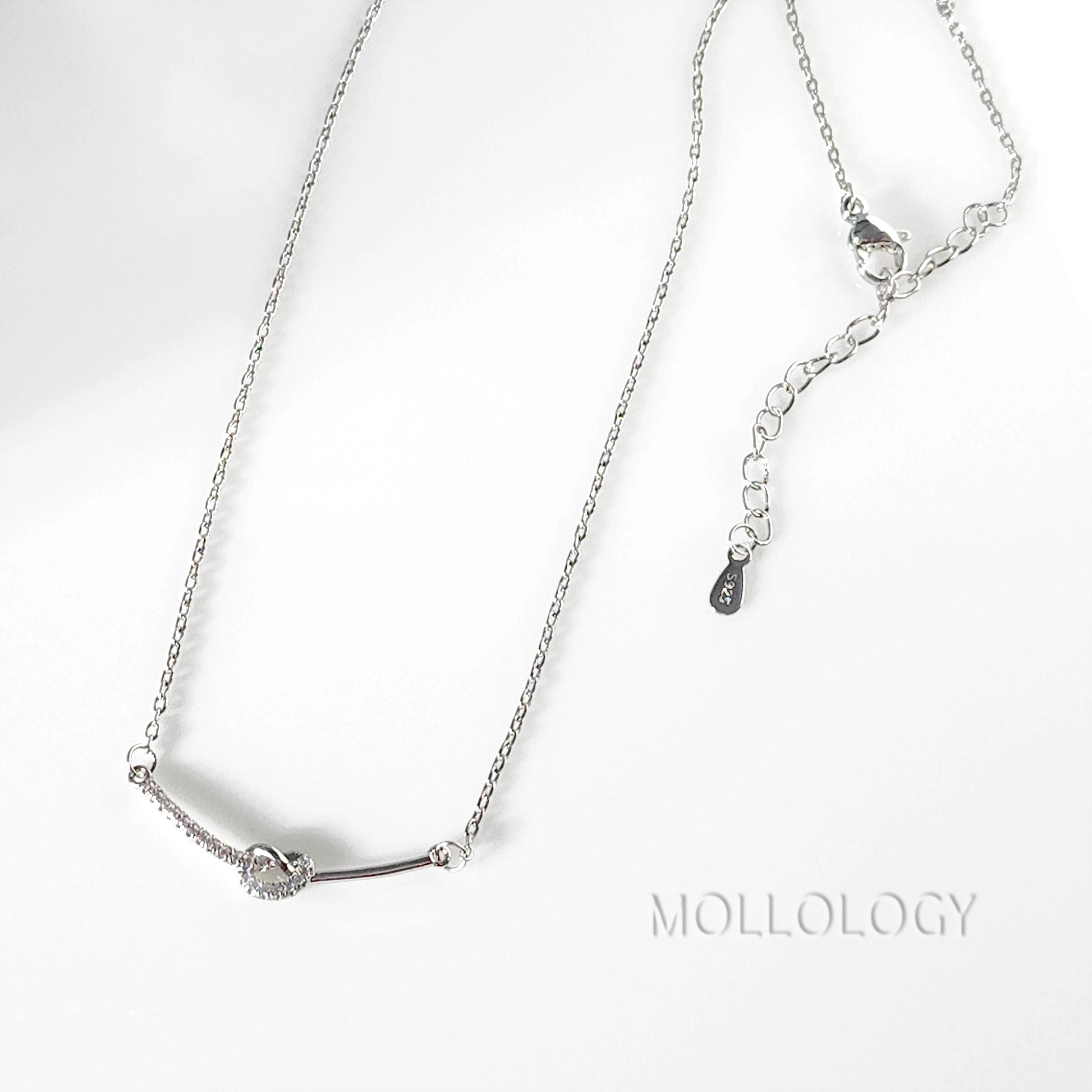 Infinity Pave Necklace