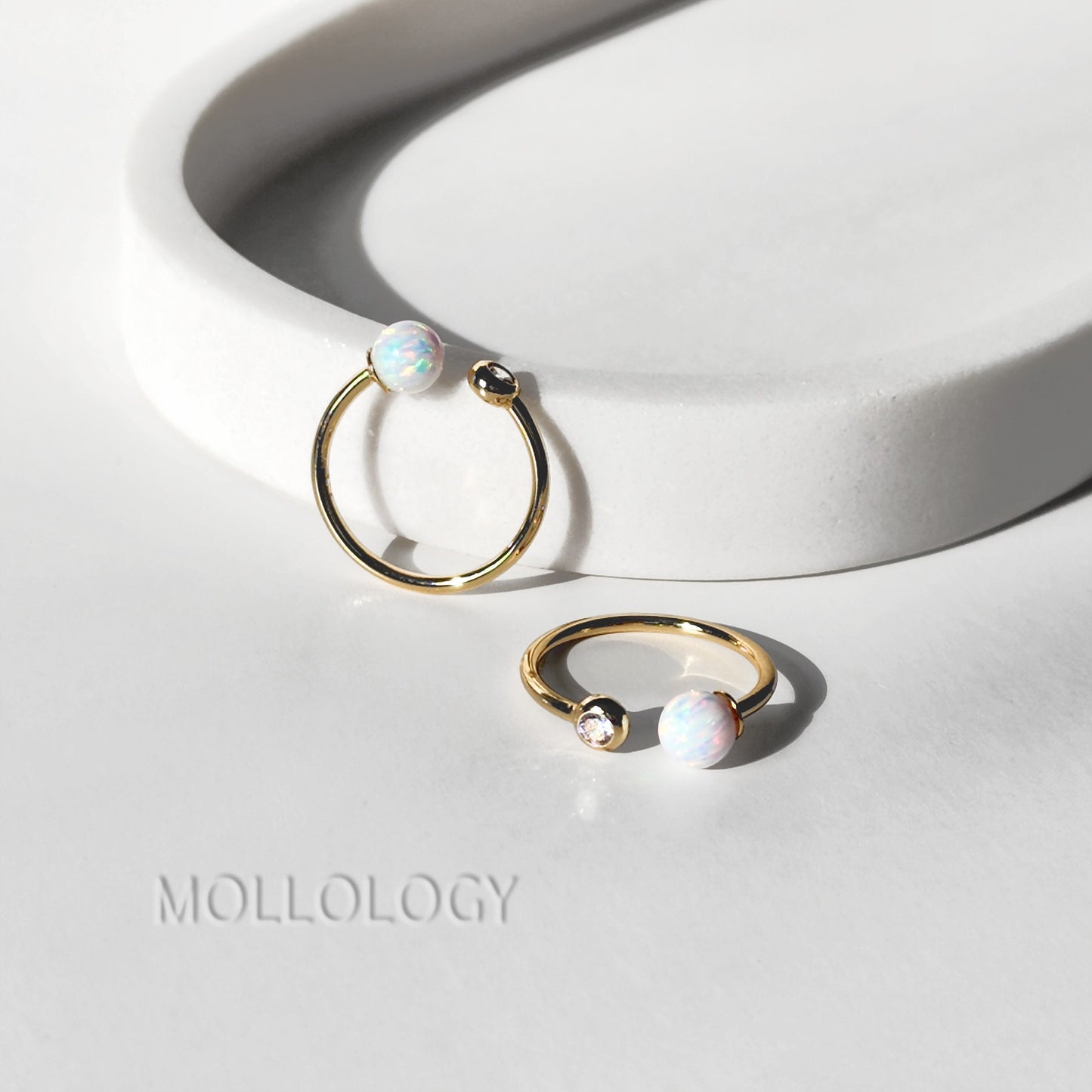 Gold Opal Ring