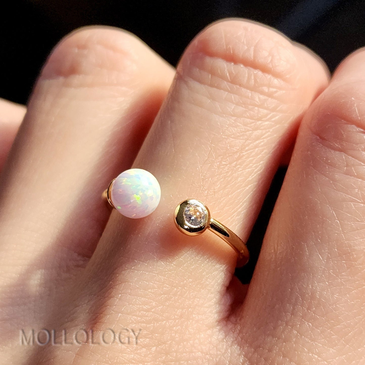 Gold Opal Ring