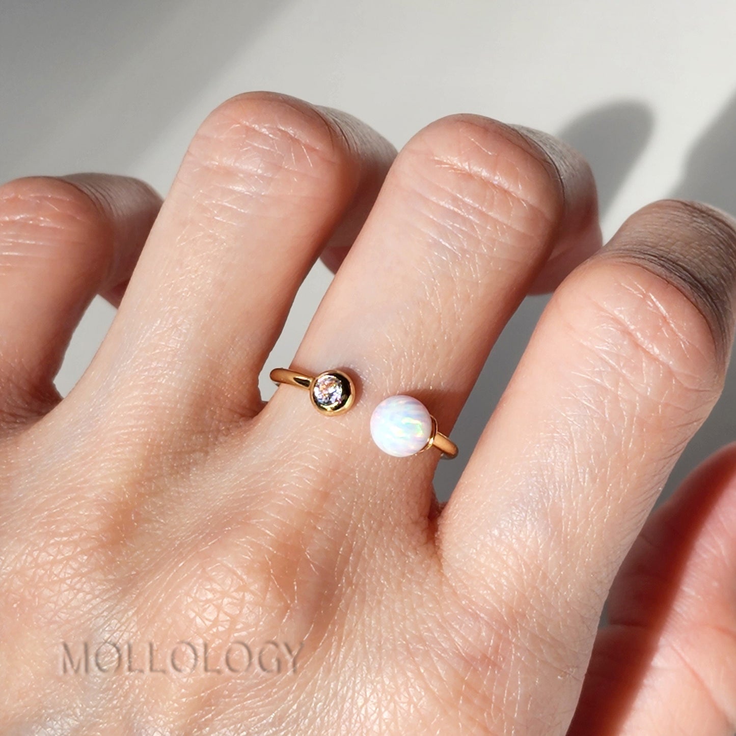Gold Opal Ring